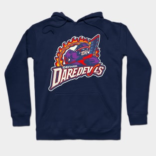 Defunct Denver Daredevils Roller Hockey Hoodie